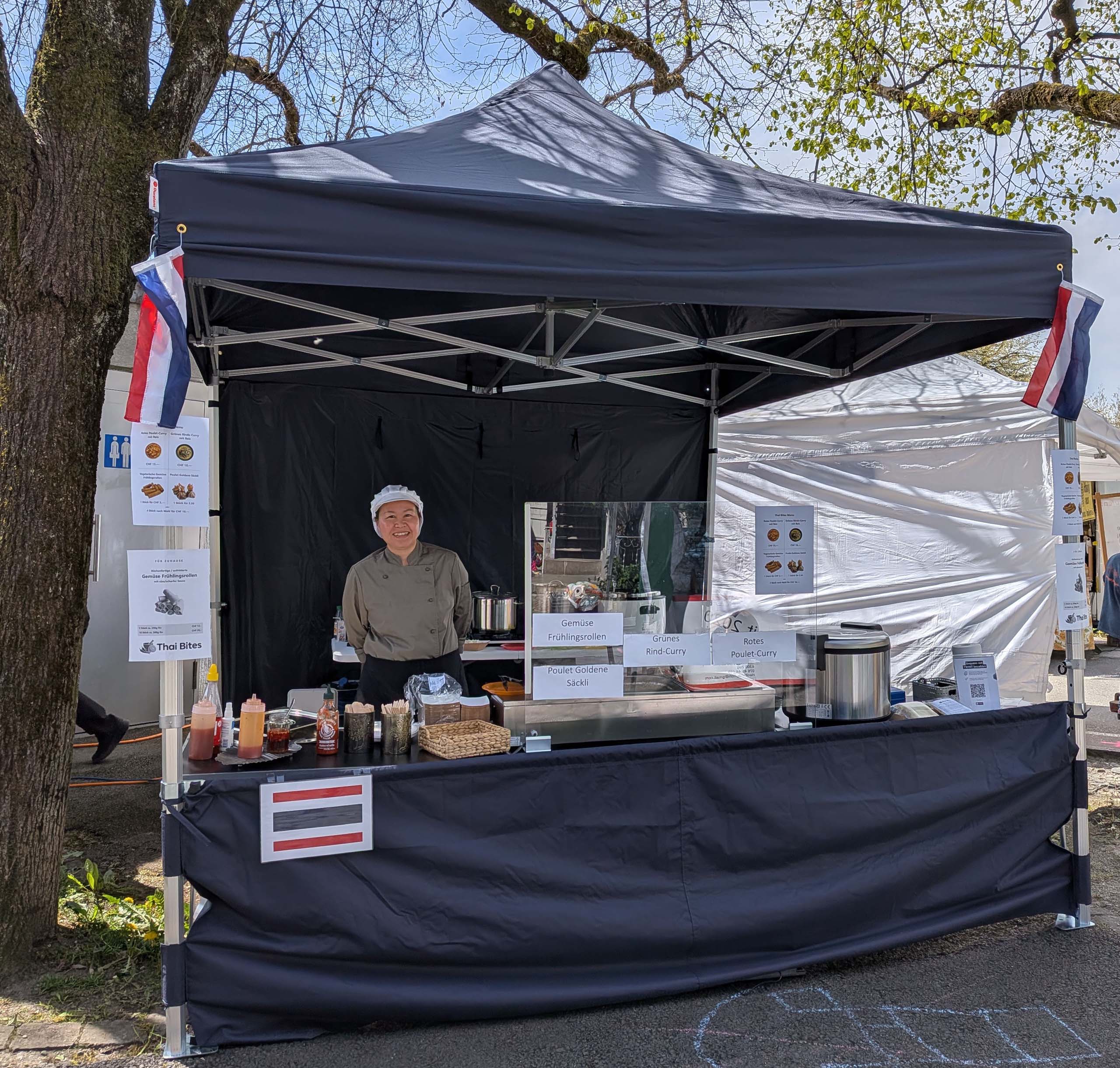 Marktstand Thai Bites in Steffisburg